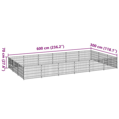 Hundezwinger N 18 M² Stahl