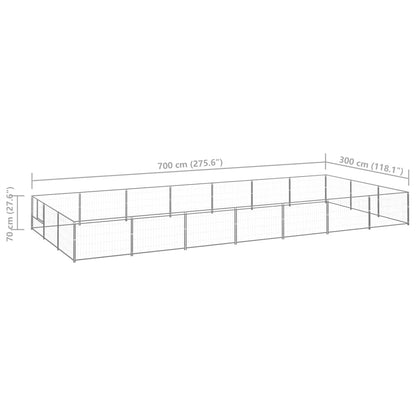 Hundezwinger N 21 M² Stahl