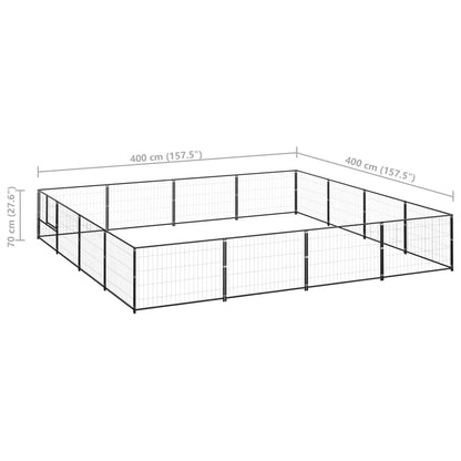 Hundezwinger 16 M² Stahl