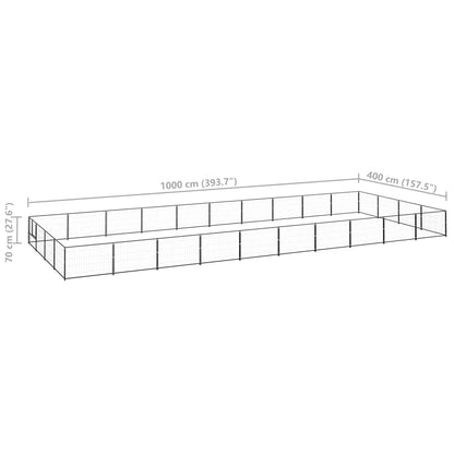Hundezwinger 40 M² Stahl