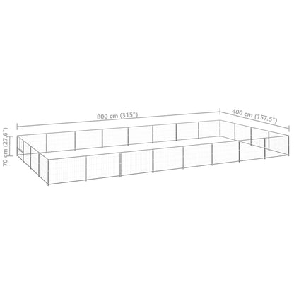Hundezwinger N 32 M² Stahl