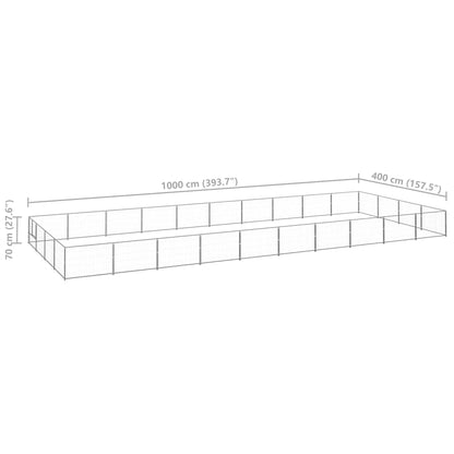 Hundezwinger N 40 M² Stahl