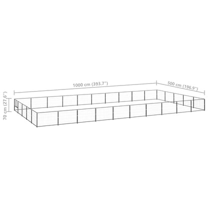 Hundezwinger 50 M² Stahl