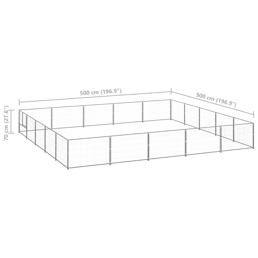 Hundezwinger N 25 M² Stahl