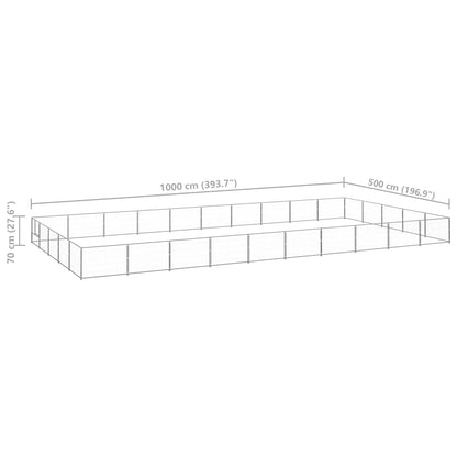 Hundezwinger N 50 M² Stahl