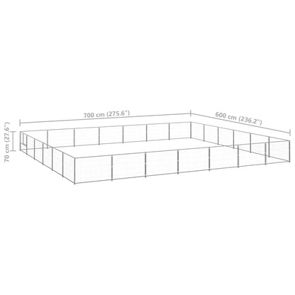 Hundezwinger N 42 M² Stahl