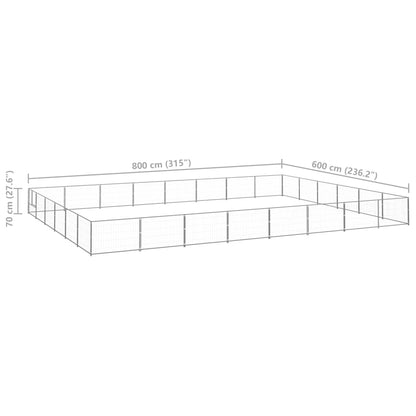 Hundezwinger N 48 M² Stahl