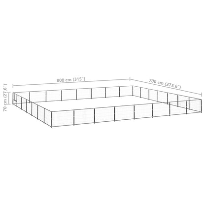 Hundezwinger 56 M² Stahl