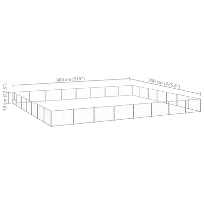Hundezwinger N 56 M² Stahl