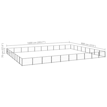 Hundezwinger 80 M² Stahl