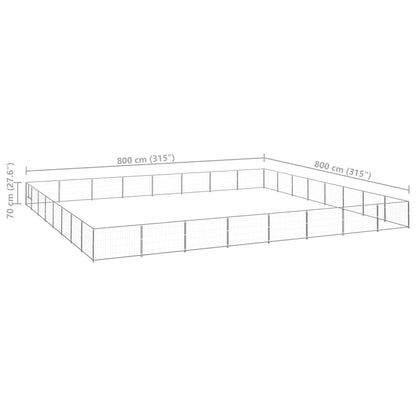 Hundezwinger N 64 M² Stahl
