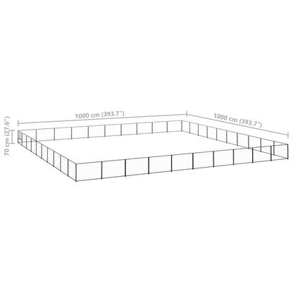 Hundezwinger 100 M² Stahl