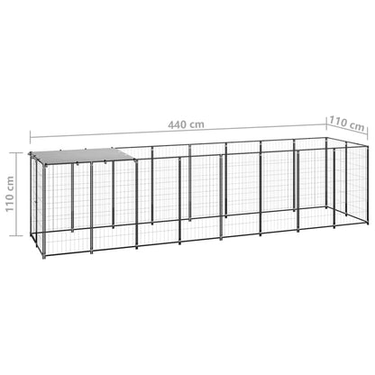 Hundezwinger 4,84 M² Stahl