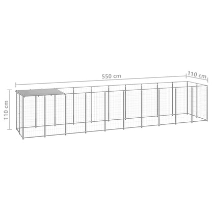 Hundezwinger N 6,05 M² Stahl