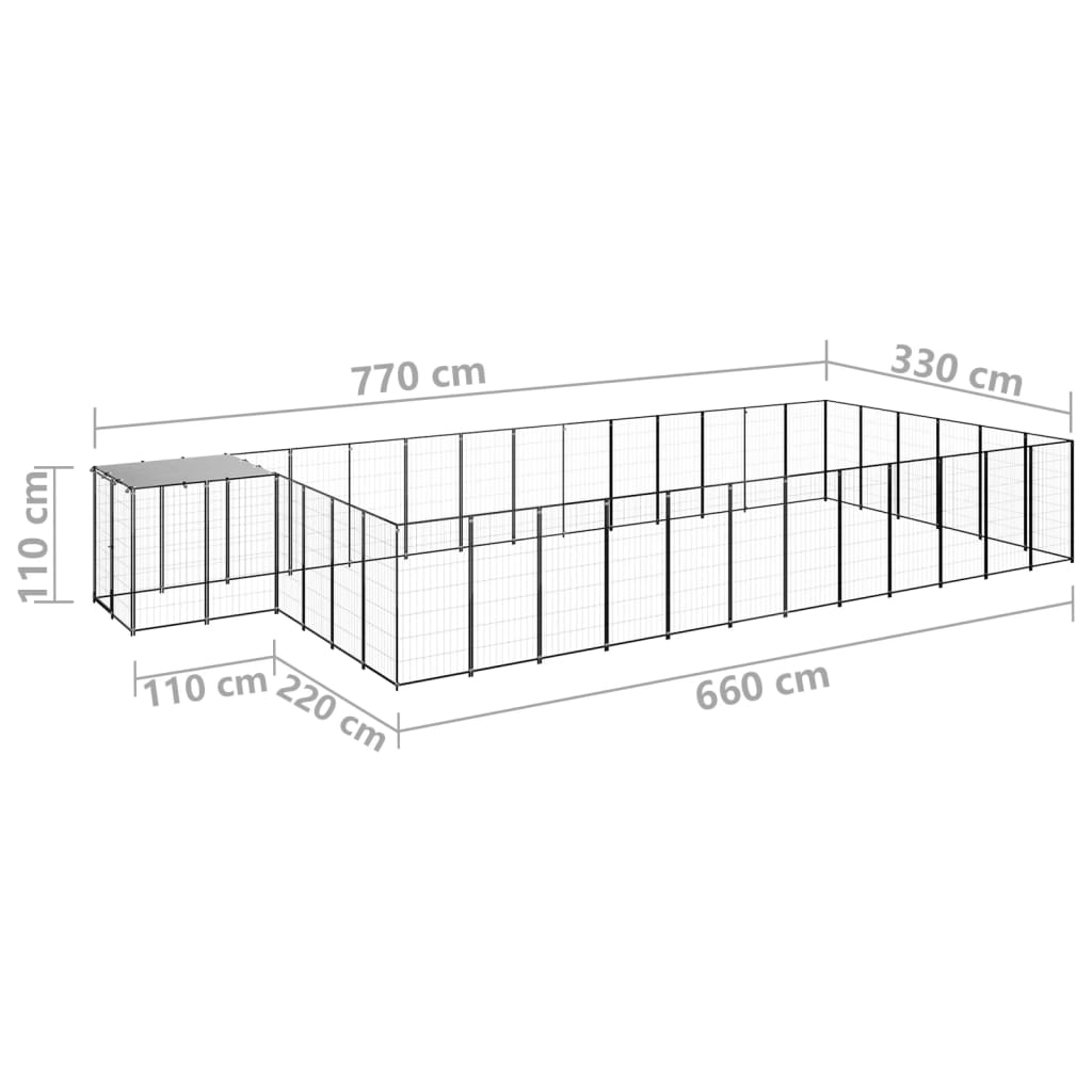 Hundezwinger 22,99 M² Stahl