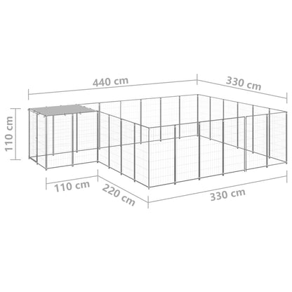 Hundezwinger N 12,1 M² Stahl