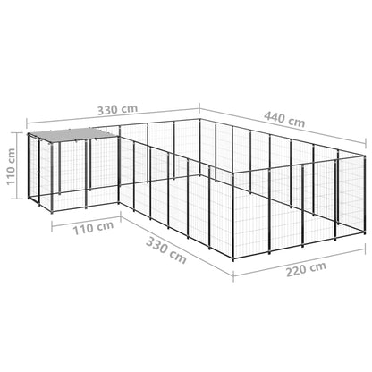Hundezwinger 10,89 M² Stahl