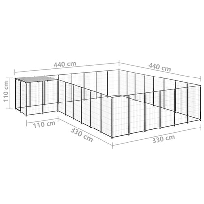 Hundezwinger 15,73 M² Stahl