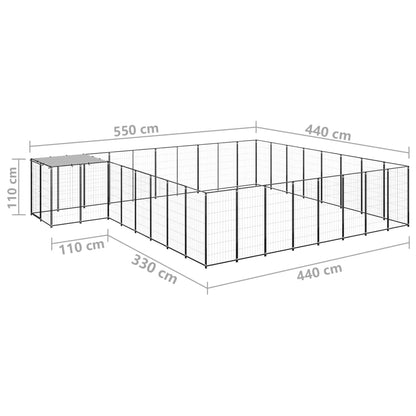 Hundezwinger 20,57 M² Stahl