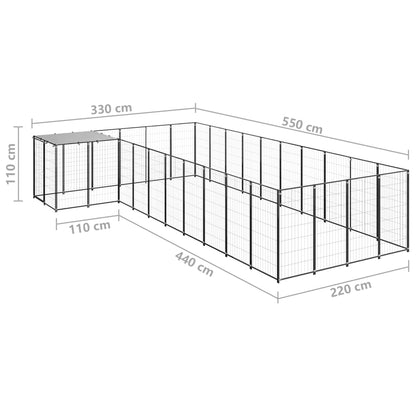 Hundezwinger 13,31 M² Stahl