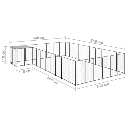 Hundezwinger 19,36 M² Stahl