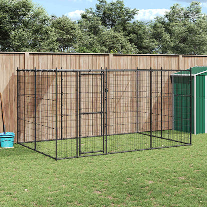 Outdoor-Hundezwinger Verzinkter Stahl 26,62 M²
