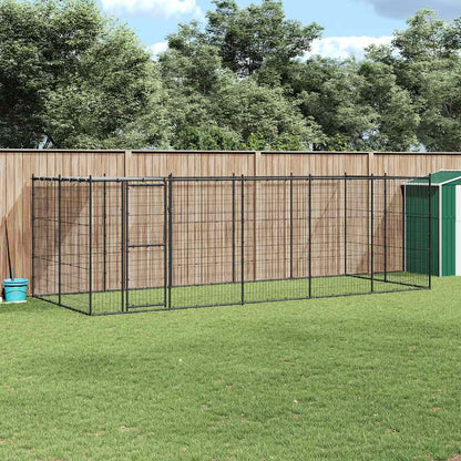 Outdoor-Hundezwinger Verzinkter Stahl 26,62 M²