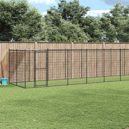Outdoor-Hundezwinger Verzinkter Stahl 26,62 M²