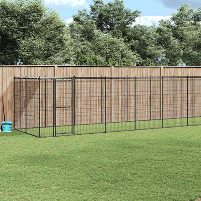 Outdoor-Hundezwinger Verzinkter Stahl 26,62 M²