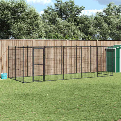 Outdoor-Hundezwinger Verzinkter Stahl 26,62 M²