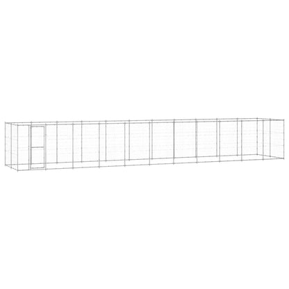 Outdoor-Hundezwinger Verzinkter Stahl 26,62 M²
