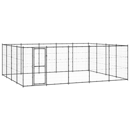 Outdoor-Hundezwinger Stahl 24,2 M²