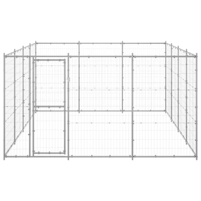 Outdoor-Hundezwinger Verzinkter Stahl 14,52 M²