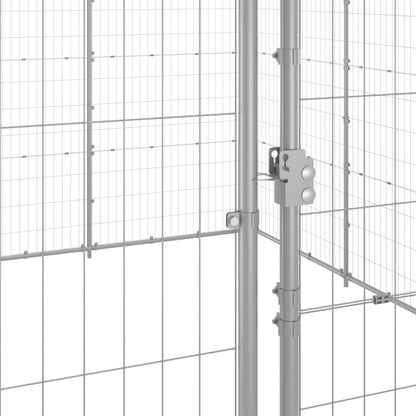 Outdoor-Hundezwinger Verzinkter Stahl 33,88 M²