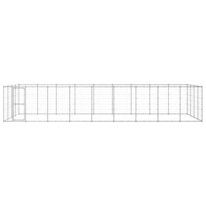 Outdoor-Hundezwinger Verzinkter Stahl 43,56 M²
