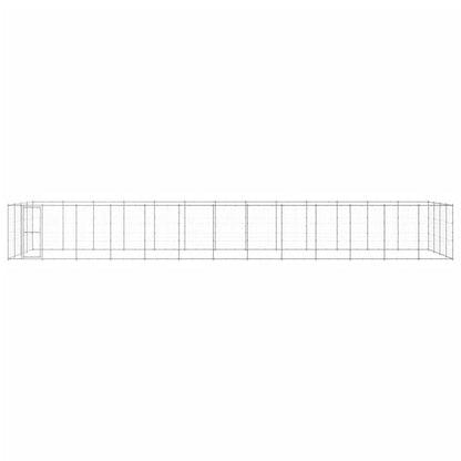 Outdoor-Hundezwinger Verzinkter Stahl 53,24 M²