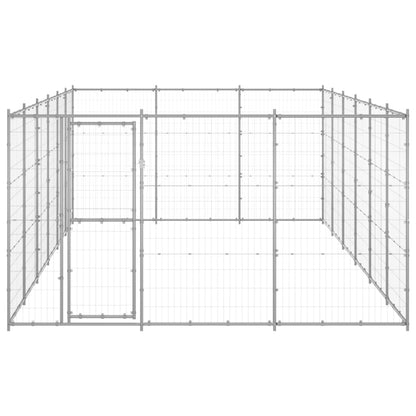 Outdoor-Hundezwinger Verzinkter Stahl 21,78 M²
