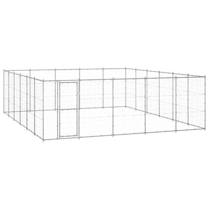 Outdoor-Hundezwinger Verzinkter Stahl 36,3 M²