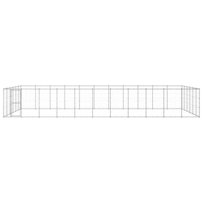 Outdoor-Hundezwinger Verzinkter Stahl 79,86 M²