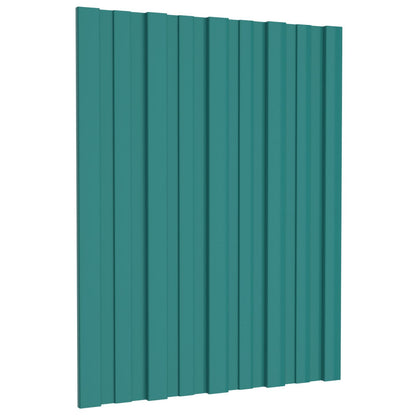 Dachpaneel 36 Pcs Natur Verzinkter Stahl
