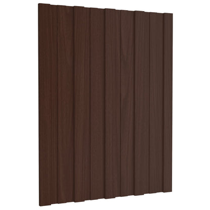 Dachpaneel 36 Pcs Natur Verzinkter Stahl