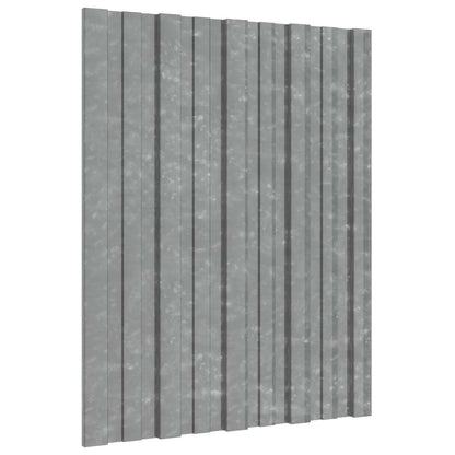 Dachpaneel 36 Pcs Natur Verzinkter Stahl