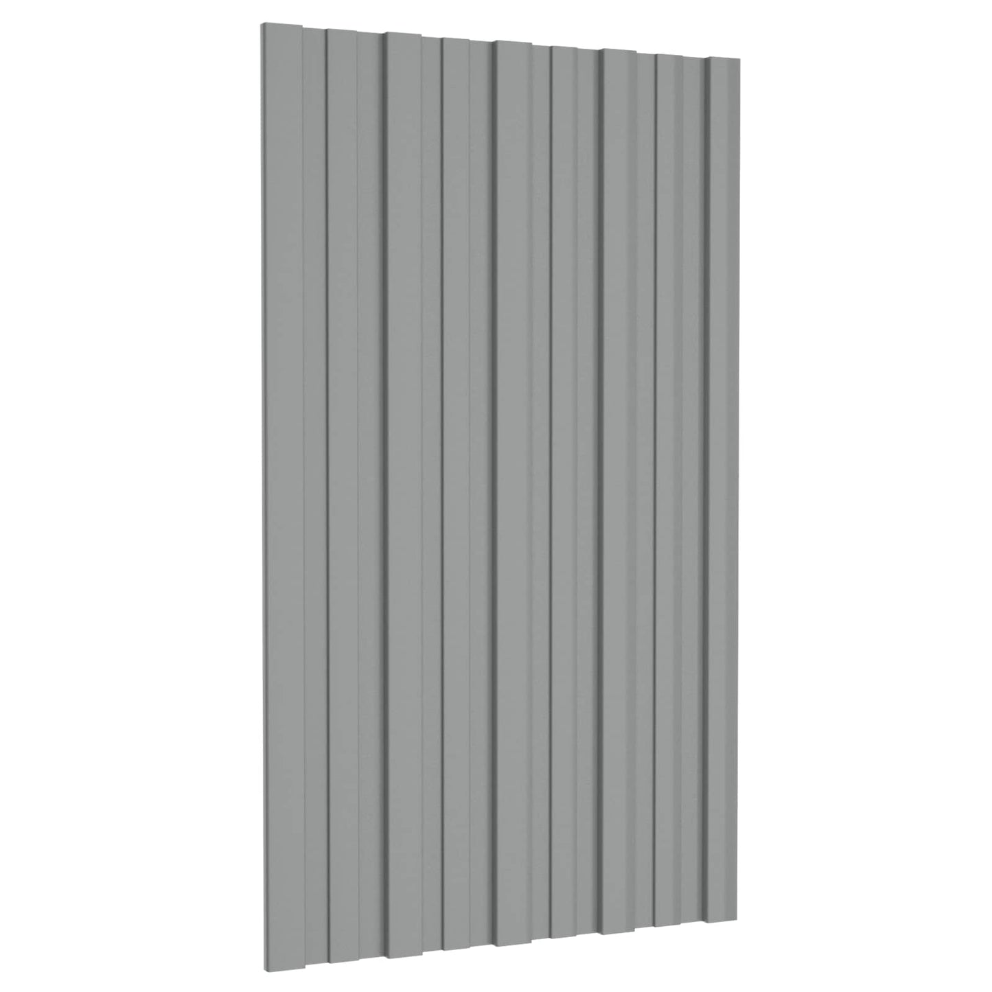 Dachpaneel 36 Pcs Natur Verzinkter Stahl