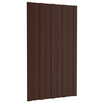Dachpaneel 36 Pcs Natur Verzinkter Stahl