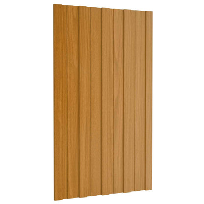 Dachpaneel 36 Pcs Natur Verzinkter Stahl