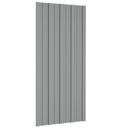Dachpaneel 36 Pcs Natur Verzinkter Stahl