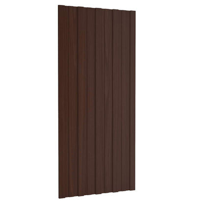 Dachpaneel 36 Pcs Natur Verzinkter Stahl