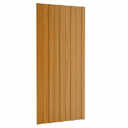 Dachpaneel 36 Pcs Natur Verzinkter Stahl