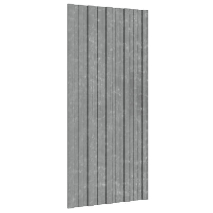 Dachpaneel 36 Pcs Natur Verzinkter Stahl