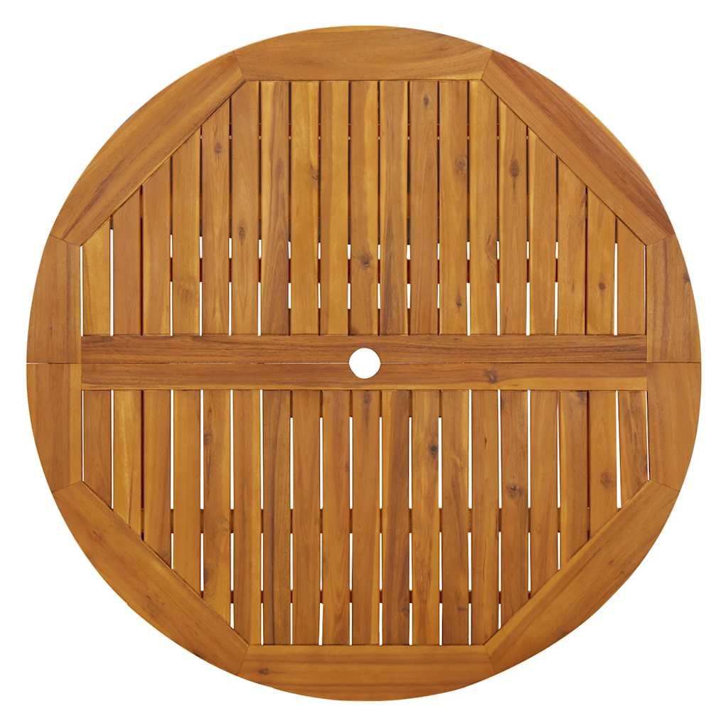 Klappbarer Gartentisch 110 Cm Massivholz Akazie